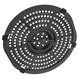 UKCOCO Kohlenstoffstahl Ersatzplatte 18cm mit Antihaftbeschichtung Hitzebeständig für Backen und Grillen in Heißluftfritteuse Inklusive Dampfeinsatz Zubehör