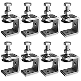 8 Stück C Klemme, Delstahl Heavy Duty trägerklemme, für zwingen, Klemmen & Spanner, Holzarbeiten Werkzeug, Heimwerken & Autoreparatur