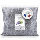 naturetrend Lavendelblüten getrocknet 1kg- Französischer Lavendel aus der Provence I Neuste Ernte I Duftintensiv & bläulich für Duftkissen, Potpourri Duft Lavendelsäckchen Seifen Duftsäckchen