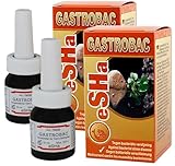 Doppelpack! 2X Esha GASTROBAC - gegen bakterielle Schleimbildungen (Achtung: Wird von Schnecken Nicht vertragen) - 2X 10 ml