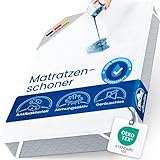 leevitex® Matratzenschoner 90x200 cm - wasserdicht & geräuscharm, atmungsaktive Inkontinenzunterlage mit Silent Guard Technologie, Öko-Tex zertifizierter Matratzenschutz