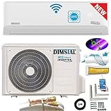 12000 BTU 3,6 kW QuickConnect ULTRA PLUS - Split Klimaanlage + Heizung ECO Smart WiFi/UV-C/Self-Clean/Follow Me komplett Set leise inkl. 5m QuickConnect Leitungen