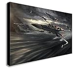 X Wing Star Wars Leinwand, Kunstdruck für die Wand, verschiedene Größen, holz, A0 47x33 inch