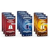 Caffè Borbone Verkostung Kit, 100 Aluminium-Kapseln: 40 Mia Napoli, 30 Ciao Venezia, 30 Magica Palermo, (10 x 10 Stück) – Kompatibel mit Kaffeemaschinen für den Hausgebrauch der Marke Nespresso®*
