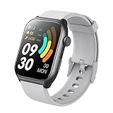 bergxperten Ionoswatch Smartwatch für Damen & Herren - 2 Zoll HD Touchscreen, Anrufe annehmen/tätigen, Herzfrequenz & SpO2 & Schlafmonitor, 100+ Sport Activity Tracker, Schrittzähler