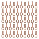 Hosrivae 50 Stück Dellenabzieherringe für Punktschweißer, verkupferte Unterlegscheiben, 55 mm, kompatibel mit Karosserieplatten-Reparaturwerkzeugen, rostet nicht leicht