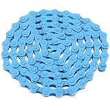 Alasum Fahrradkette aus Stahl 94 Glieder Robuste Rennrad und Mountainbike Kette Verschleißfeste Metallkette Praktisches Fahrradzubehör für Outdoor Einsatz Einfache Montage