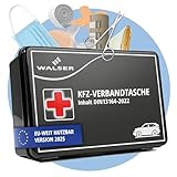 Walser Erste Hilfe Set Auto 2025, Verbandskasten Auto Auszeichnung Sehr Gut*, Auto Verbandskasten 2025, Erste Hilfe Kasten, Verbandskasten Auto 2025, Erste Hilfe Auto, KFZ Verbandkasten DIN 13164 rot