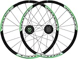 AiWLPTian 20 Zoll BMX Felge Faltbares Fahrrad Mountainbike Laufrad Set Scheibenbremse Schnellspanner Rad 20 Loch Nabe für 7/8/9 Gang Kassette.,D