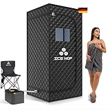 Ice Hof® Mobile Sauna, Tragbare Sauna Für Zuhause, Sauna Box Für 1 Oder 2 Personen, Portable Steam Sauna Zelt, Mobile Dampfsauna Für Entspannung Und Wellness Zuhause
