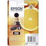 Epson 235M231 Original 33XL Tinte Orange (XP-530, XP-630, XP-635, XP-830, XP-540, XP-640, XP-645, XP-900, XP-7100), schwarz