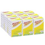 Dextro Energy Traubenzucker Vitamine C mit Zitronengeschmack | 9 Packungen (9 x 46g) mit je 8 Traubenzucker Würfel | Ideales Vitamin C Bonbon