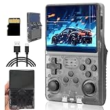 R40S PRO Retro Handheld Spielkonsole 256GB mit 30000+Spielen, Linux System 3,5-Zoll IPS Bildschirm Videospielkonsole für Jungen und Mädchen