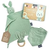 Schmusetuch (Türkis Hase)