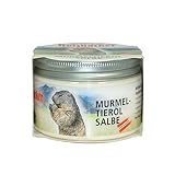 Original Holzhacker Murmeltier Salbe mit Murmeltieröl 150ml mit entzündungshemmendem Murmeltieröl RIVIERA Österreichisches Qualitätsprodukt