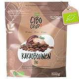 Kakaobohnen Roh Bio - 1.5 Kg. Rohe Kakaobohnen Ungeröstet zum Essen aus Guatemala. Raw Cacao Beans Kakao Bohne Ganze Sorte Criollo. Bbiologischer Anbau.