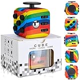Yetech RainbowAnti-Stress Würfel Spielzeug，Anti-Estrees Würfel für Kinder und Erwachsene.