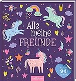 Alle meine Freunde – Einhorn | Mit über 300 Stickern: Freundebuch mit über 300 Stickern | für Kindergarten und Grundschule