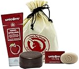 Geschenkset unicorn® Seifendose, Haarseife und Haarspülung