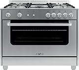 Saro 331-1165 TS95C71X Multifunktionsherd, Gas, Edelstahl