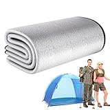 Campingmatte, Aluminiumfolie Isolierung, Isomatte, Faltbare Thermo-wasserdichte Matte, doppelseitige Zeltunterlage, reflektierende Schlafzeltunterlage für Wandern, Rucksackreisen, Reisen