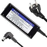 FSKE Laptop Ladekabel für Sony Vaio Netzteil Ladegerät für VGP VGN VPC VGC SVE SVJ Serie, VGP-AC19V31 AC19V37 AC19V48 PCGA-AC19V7 VGN-FZ21M und mehr 19,5V 4,7A 90W Steckergröße:6,5 * 4,4mm