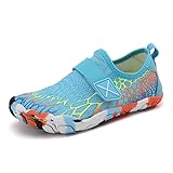 AOACOEBN Kinder Badeschuhe Jungen Mädchen Wasserschuhe rutschfest Schnell Trocknend Schwimmschuhe Strandschuhe Sommer Aquaschuhe