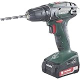 Metabo Akku-Bohrschrauber BS 14.4 (602206530) 14.4V 2x Li-Ion; Ladegerät SC 30; Kunststoffkoffer, Art des Akkupacks: Li-Ion , Akkuspannung: 14.4 V, Akkukapazität: 2 x 2 Ah