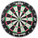 KOTO – King Classic Dartscheibe, Offizielle Turniermaße, dartscheibe steeldart, rotierender Zahlenring