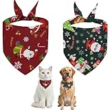2 Stück Hundehalstuch Weihnachten