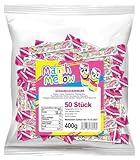 Marshmellow Speckseile - Wurfmaterial für Karneval und Fasching - einzeln verpackt - Süßigkeiten Großpackung (100)