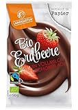 Landgarten | Bio Erdbeere in Vollmilch-Schokolade | 1er Pack (50 g)