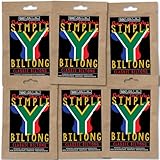 Biltong Beef Jerky Probierbox, 6 x 50g, handgemacht, österreichisches Weiderind, Premium Trockenfleisch ohne chemische Zusätze (Classic Biltong)
