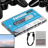 Superkonsole -Kassette - 70 Klassische Emulatoren, Retro -Videospielkonsole | 4K High Definition Multimedia Interface Output, Wireless Retro Game Console -Zubehör für TV -Computer -Laptop