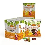 Gummibärchen zuckerfrei | 10 x 50 g | vegan | ohne Gelatine | mit Xylit gesüßt | zuckerfreie Fruchtgummis | natürliche Inhaltsstoffe