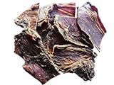 Kaureks Natur Hundeleckerlies, Rinderdörrfleisch Happen 1 kg Schlund, Kausnack, Hundefutter, Kauartikel, Hundeleckerlies