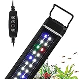 BONBELONG IPL Plant LED Aquarium Beleuchtung, für 28-46cm Aquarium, voll Spectrum Aquarium Licht mit Timer, für Wasserpflanzen und Süßwasser Aquarien, Dimmbare