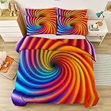 Bettbezug Mikrofaser 200 cm X 200 cm Nordischer Stil Kiefern Braunbären Dunkelbraun – Weiche & Atmungsaktive Bettwäsche, Hautfreundlich, Pflegeleicht, Knitterfrei, Waschbar, Mit Reißverschluss