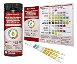 100 Stück One+Step Gesundheitstest für 11 Indikatoren I Gesundheitstest mit Referenzfarbkarte I zusätzliche Vitamin C Kontrolle I Urin Test für Harnwegsinfekt I Urinanalyse Säuren Basen Haushalt