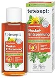 tetesept Muskel-Entspannung Bad – Gesundheitsbad mit ätherischen Ölen – Entspannender Badezusatz nach körperlicher Anstrengung – 1 x 125 ml