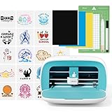 Likcut S501 Schneideplotter, Plotter maschine mit Intelligenter Einbau Speicher, Verfügbar für Vinyl, Iron on und Karten, Plotter mit Einsteiger Set, Blau