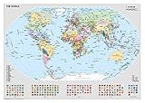 Ravensburger Puzzle 15652 - Politische Weltkarte - 1000 Teile Puzzle für Erwachsene und Kinder ab 14 Jahren, Puzzle-Weltkarte mit Flaggen