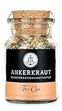 Ankerkraut Für Opa, Bauernfrühstück Gewürz als Sonderedition, Zubereitung für Kartoffeln, zuckerfrei, deftige Mahlzeit, Geschenk für die Familie, 90 g im Korkenglas