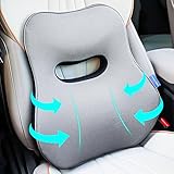 Doteonyou Rückenstützkissen für Bürostuhl - Lendenstützkissen für Bürostuhl/Auto/Rollstuhl - Rückenstützkissen für den unteren Rücken - Rückenkissen Lendenstützkissen mit abnehmbarem Bezug