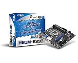 MSI H61M-E33 (B3) 7680-040R Mainboard Sockel 1155 2X DDR3 mATX max 16GB (1x PCI, 1x PCI-e x16, 4X SATA 2)