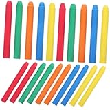 OSALADI 20 Stück Teiliges Wasserlösliche für Staubfreie Tafelkreide mit Komfortgriff für Kreative Projekte und Spiel im Freien