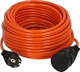 Brennenstuhl BREMAXX Verlängerungskabel (20m Kabel in orange, für den kurzfristigen Einsatz im Außenbereich IP44, Stromkabel einsetzbar bis -35 °C, Öl- und UV-beständig, Made in Germany)