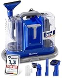 Sommertal MultiCleaner WS450 5in1 Gerät für Teppiche, Treppen, Polster, Sofa, Auto, Tiere, Flecken, Leistungsstarker 450w Motor, Waschsauger, mit Zubehör, Selbstreinigung