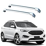 GCTRICL Kompatibel mit Ford Endura SUV 2019 2020 Aluminium Dachträger Relingträger,Dachgepäckträger Alu Relingträger 2 Stück,C