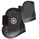 PFIFF Streichkappen ´Toledo´, schwarz Pony, Pony